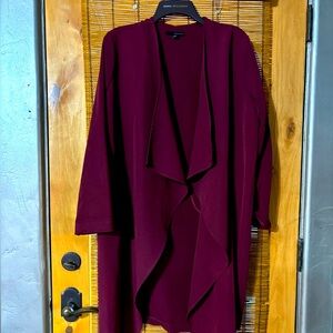 Women's Draped Open-Front Topper Jacket